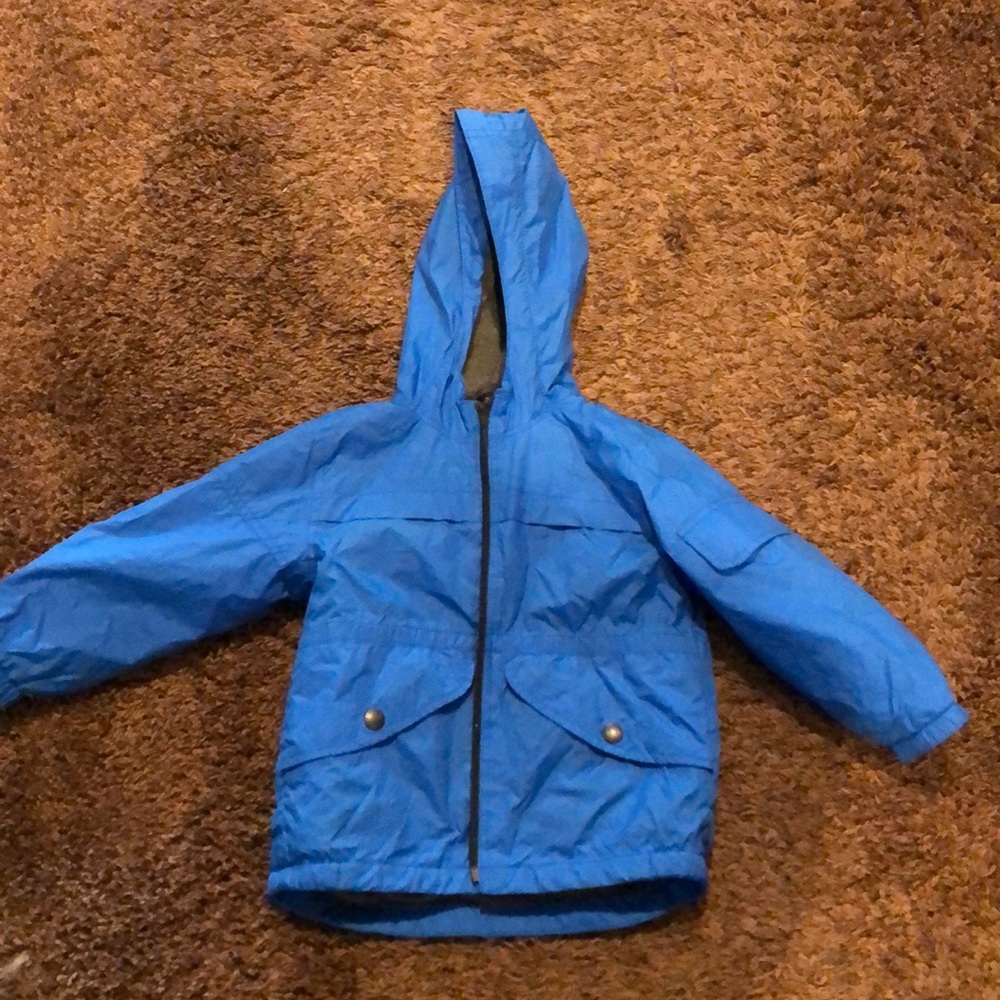 Fleece-lined waterproof jacket